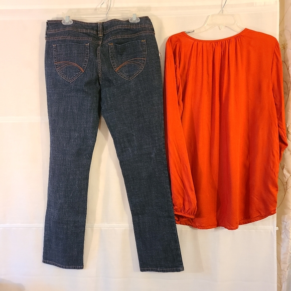 Decree Double Button Blue Jeans Size 13 - Picture 7 of 9